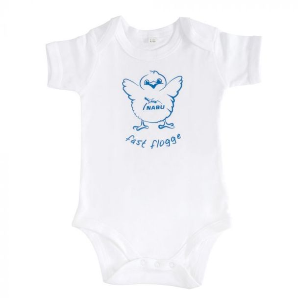 Baby-Body "fast flügge", weiß