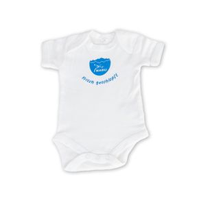 Baby-Body "Frisch geschlüpft", weiß