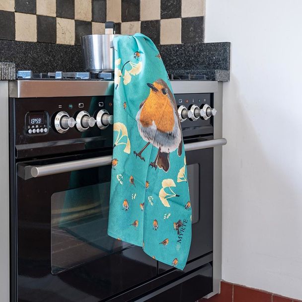 Geschirrtuch Rotkehlchen (Myrte)