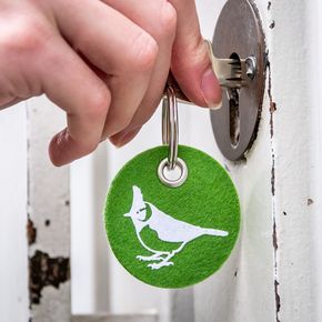 NABU-Schlüsselanhänger Haubenmeise