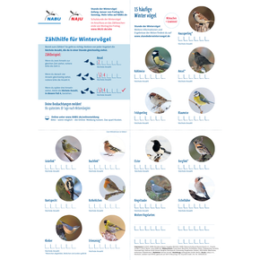 Zählhilfe Stunde der Wintervögel (Digital)