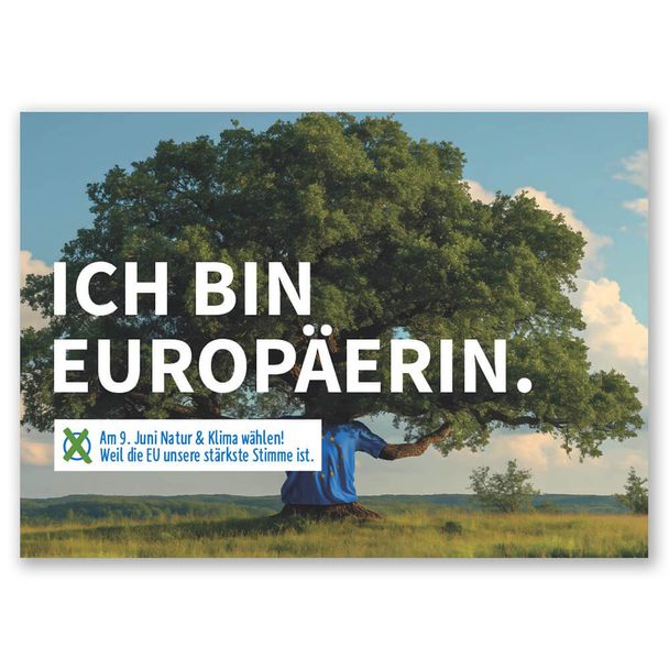 Postkarte Europawahl Eiche