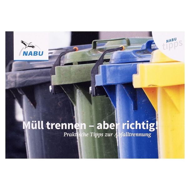 NABU-Tipp „Müll trennen – aber richtig!“