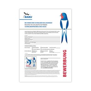 Bewerbungsbogen "Schwalbenfreundliches Haus" (Digital)