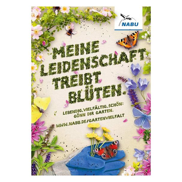 Plakat "Meine Leidenschaft treibt Blüten" (Digital)