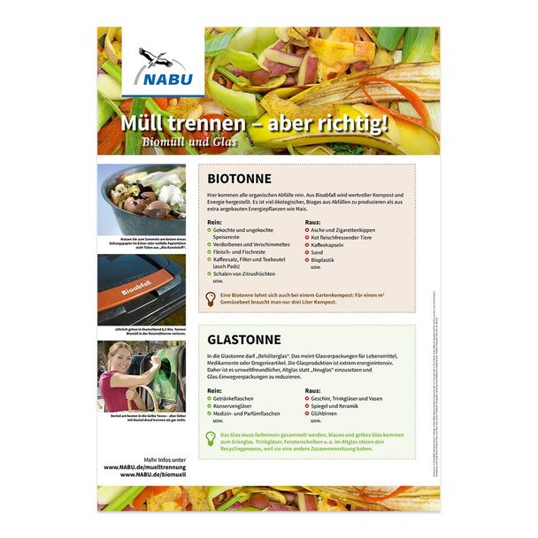 Müll trennen, aber richtig - Biomüll und Glas (Digital)