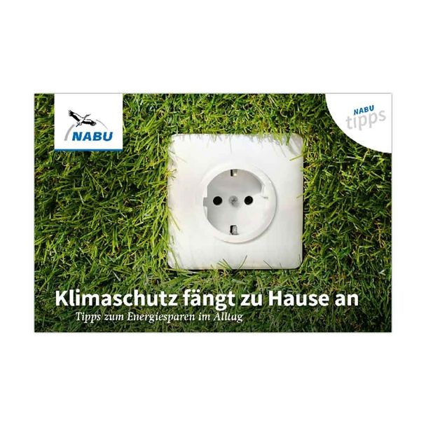 NABU-Tipp "Klimaschutz fängt zu Hause an"