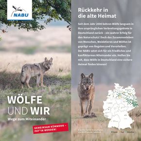 Wölfe und wir - Wege zum Miteinander - Wolf-Patenschaft (Digital)