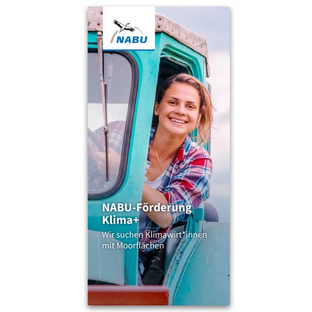 Faltblatt NABU-Förderung Klima+