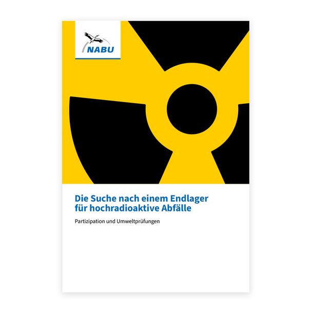 Broschüre "Die Suche nach einem Endlager für hochradioaktive Abfälle"