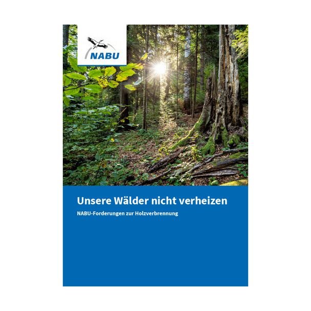 Faltblatt "NABU-Forderungen zur Holzverbrennung"