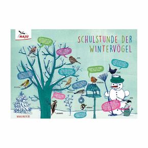 Schulstunde der Wintervögel: Poster (Digital)